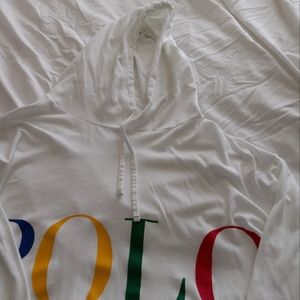 Polo Ralph Lauren Men's white 4xb Lightweight Hoodie